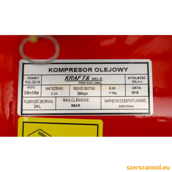 Olajos kompresszor 25L - Image 11