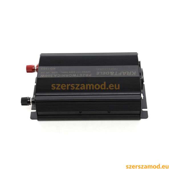 Autós feszültségátalakító, inverter 350/700W 12/230V - Image 3