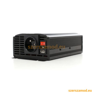 Autós feszültségátalakító, inverter 500/1000W 24/230V