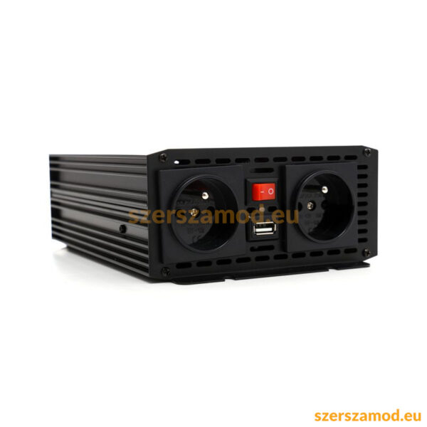 Autós feszültségátalakító, inverter 700/1400W 12/230V