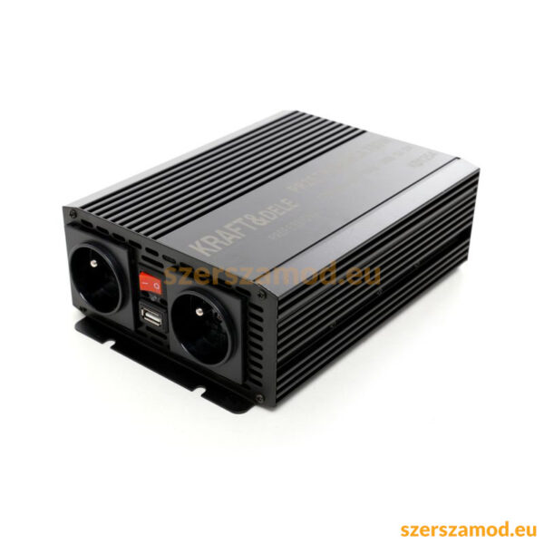 Autós feszültségátalakító, inverter 700/1400W 12/230V - Image 3