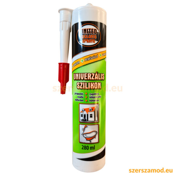 Univerzális szilikon 280ml fekete