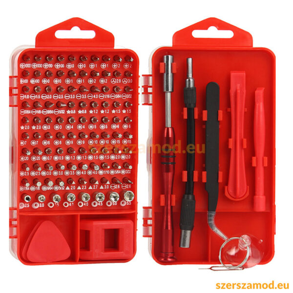 PRECÍZIÓS SZERSZÁMKÉSZLET, 110 DB, TORX