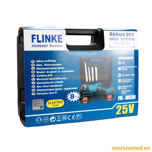 Mini akkus orrfűrész 2db 25V akkumulátorral - Image 6