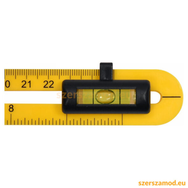 Szögmérő vízmértékkel 250 mm ABS - Image 3