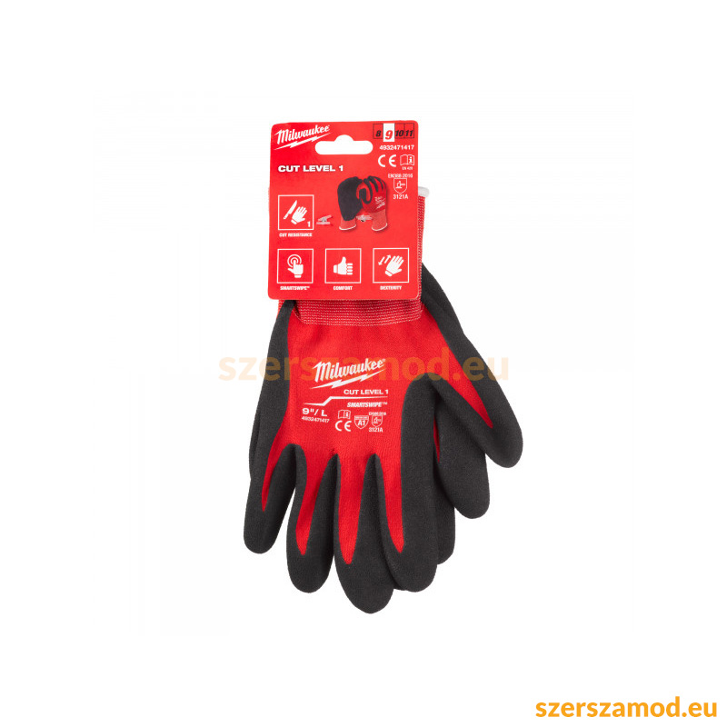 Munkavédelmi kesztyű vágásbiztos nitril mártott M/8 - Image 2