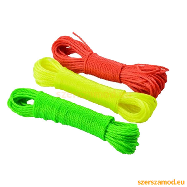 Műanyag kötél 3mm - 15m kemény
