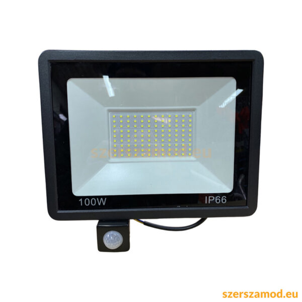 LED reflektor 100W mozgásérzékelővel 220V