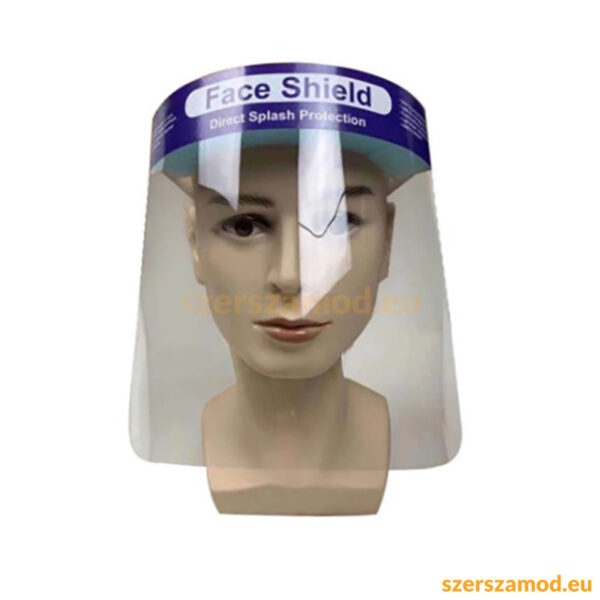 Arcvédő plexi maszk