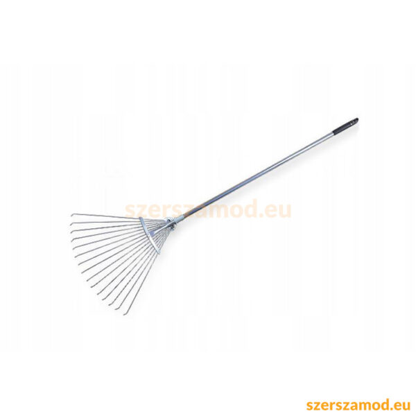 Fém lombseprű állítható fejjel 20-50cm, kinyitható, 115cm nyélhossz