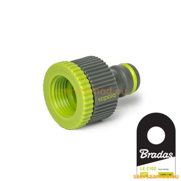 LIME EDITION csapcsatlakozó, belsőmenetes 3/4-1/2' colos