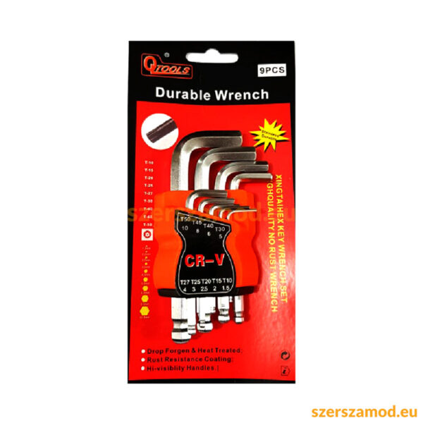 IMBUSZ készlet, rövid 9pcs