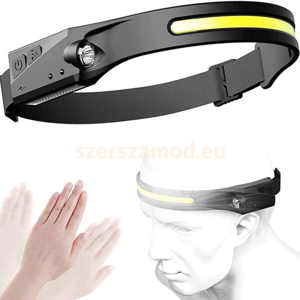 Fejlámpa érintésmentes kapcsolóval