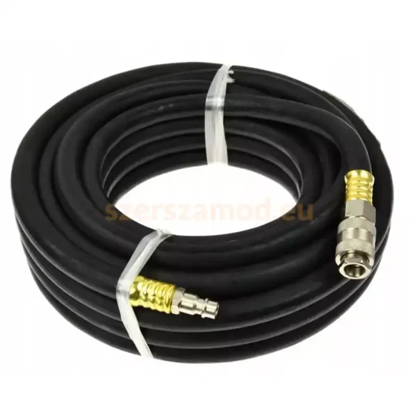 Gumis levegőtömlő kompresszorhoz – 10m – 10x17mm – 20bar – Minőségi