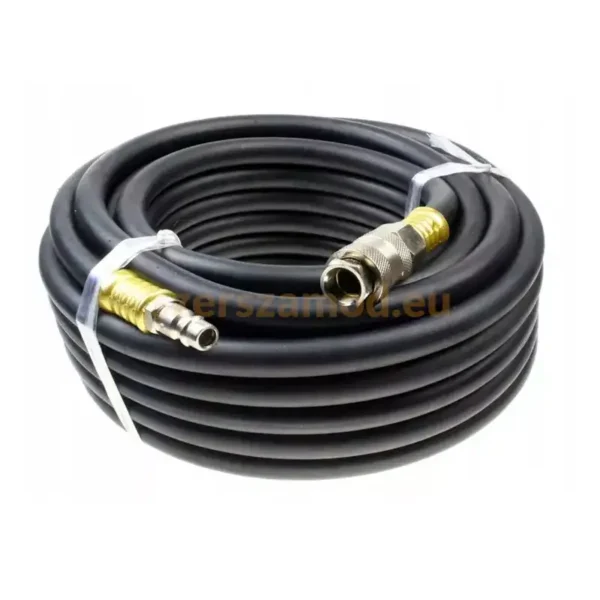 Gumis levegőtömlő kompresszorhoz – 20m – 10x17mm – 20bar – Minőségi