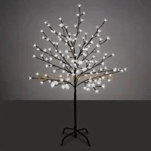 Dekorációs világító Fa - Hidegfehér - 92 LED - 120cm