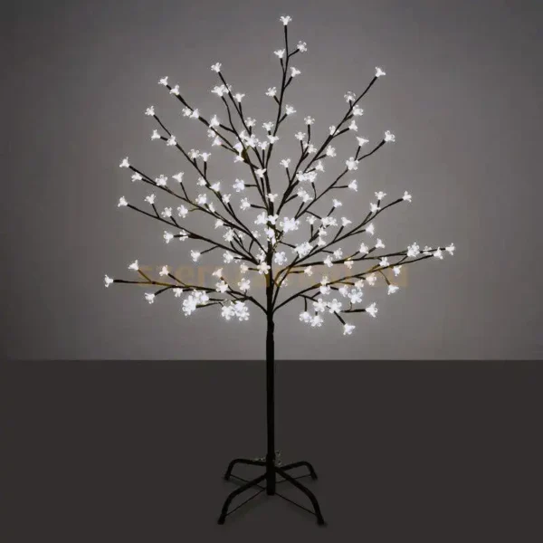 Dekorációs világító Fa - Hidegfehér - 92 LED - 120cm