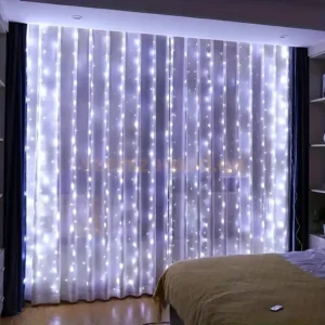 Karácsonyi LED függöny 205 x 155 +150cm, hidegfehér