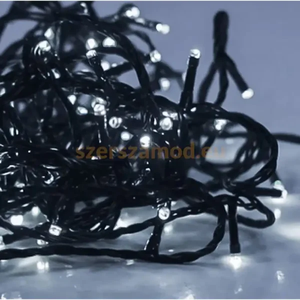 LED fényfüzér 27 + 3m, 200 LED, hidegfehér - Image 2