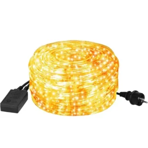 LED fénysor kinti/benti használatra, 20m, melegfehér