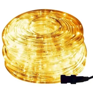 LED fénysor kinti/benti használatra, 10m, Melegfehér