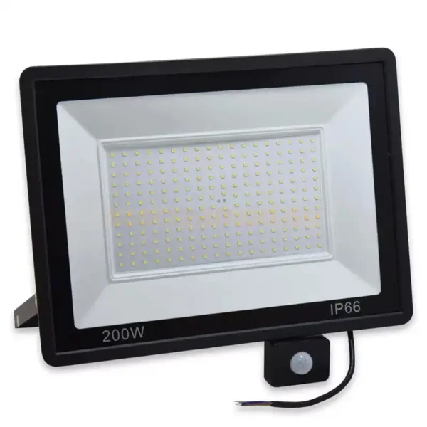 LED reflektor mozgásérzékelővel, 200W