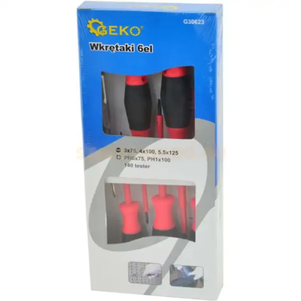 Villanyszerelő csavarhúzó készlet 6pcs
