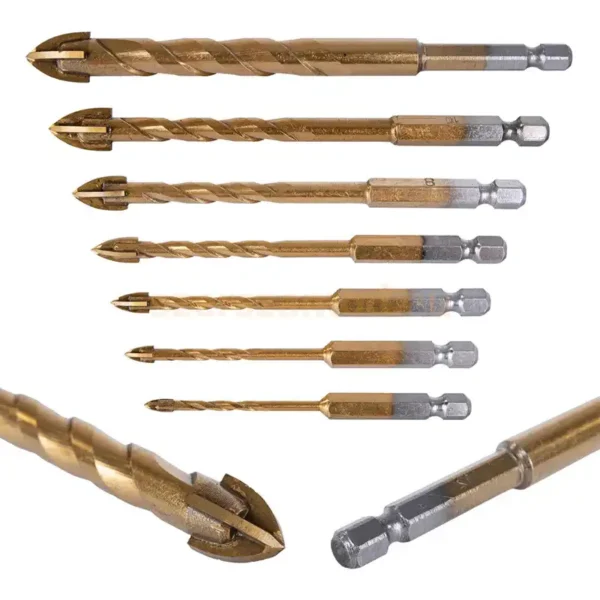 Fúrókészlet üveghez és kerámiához 7pcs