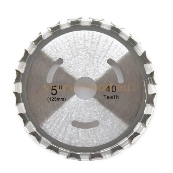 Vidiás, két élű fűrészlap 125mm, 5", 40T