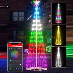 Karácsonyi LED fényfa