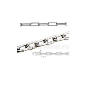 Lánc 6x42mm Horg Hosszú Szemű 1m