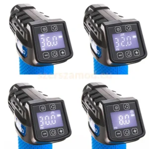 AKKUMULÁTOROS KOMPRESSZOR AUTÓ PUMPA 12V 10.3 BAR 23L/MIN LED LCD