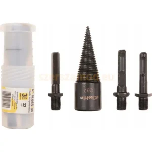 Kúpus hasító fúró készlet, Keltin, 32 mm-es adapterrel, 3 db